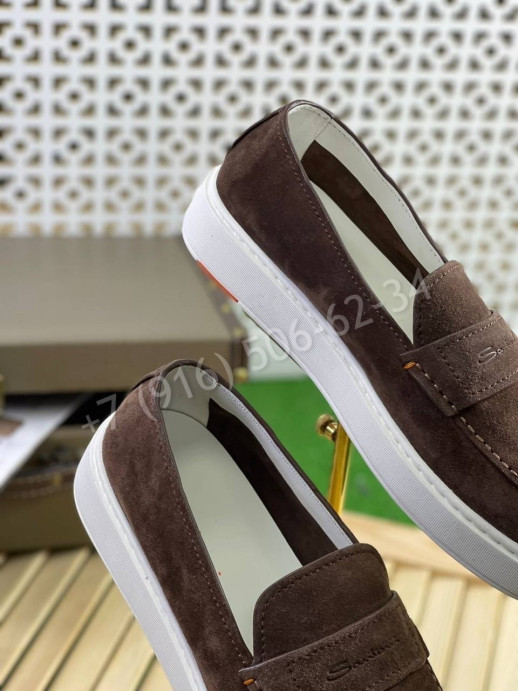 Лоферы Santoni 12401