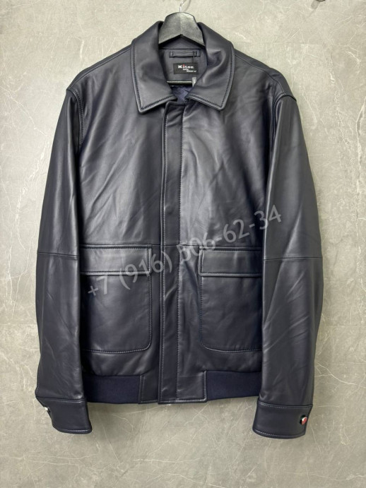 Кожаная куртка KITON 33978