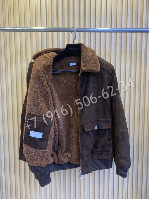 Замшевая куртка Brunello Cucinelli 5811