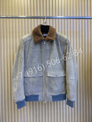 Замшевая куртка Brunello Cucinelli 5811