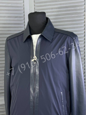 Ветровка Brunello Cucinelli со вставками кожи 27273