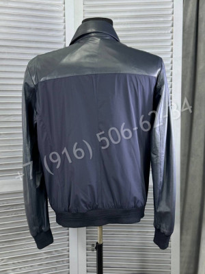 Ветровка Brunello Cucinelli со вставками кожи 27273