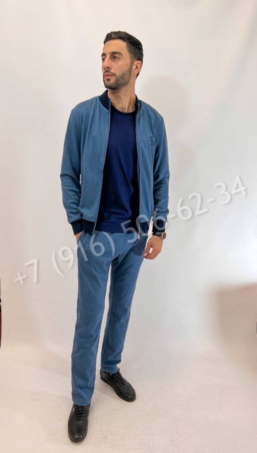 Прогулочный костюм ZILLI со вставками кожи крокодила 18093