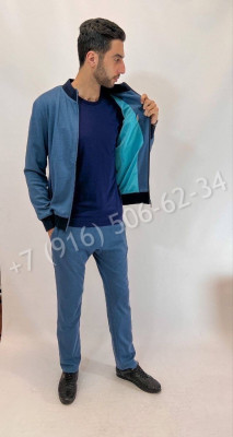 Прогулочный костюм ZILLI со вставками кожи крокодила 18093