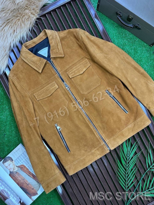 Замшевая куртка Bottega Veneta 9658