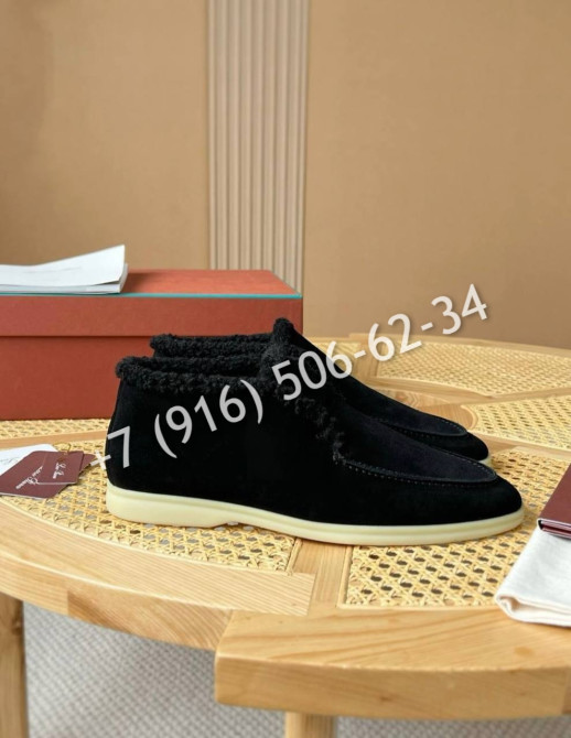 Лоферы Loro Piana на меху 5391 3