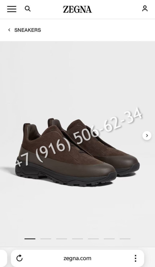 Кроссовки Zegna 12606 2