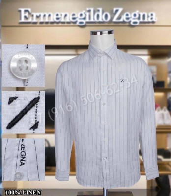 Рубашка Zegna / лен 12179