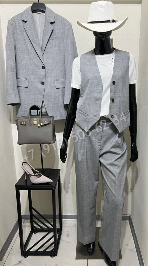 Костюм тройка Brunello Cucinelli 33279