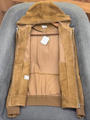 Замшевая куртка Brunello Cucinelli 9800