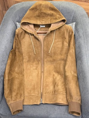 Замшевая куртка Brunello Cucinelli 9800