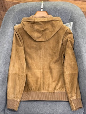Замшевая куртка Brunello Cucinelli 9800
