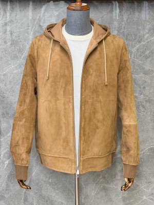 Замшевая куртка Brunello Cucinelli 9800