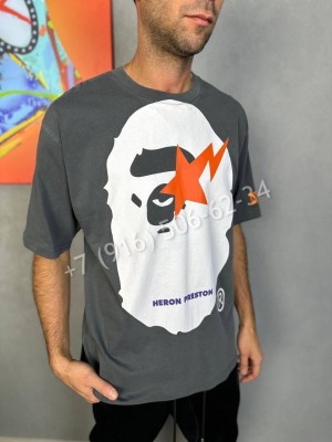 Футболка Bape Heron Preston 7405