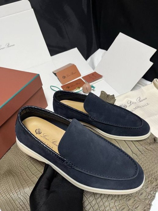 Лоферы Loro Piana с крокодилом 5993