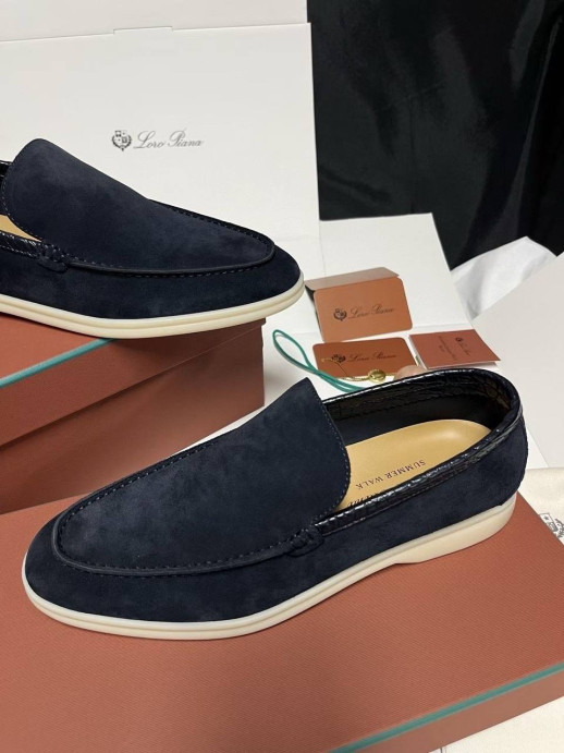 Лоферы Loro Piana с крокодилом 5993