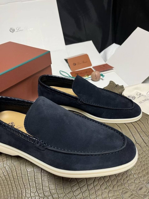 Лоферы Loro Piana с крокодилом 5993