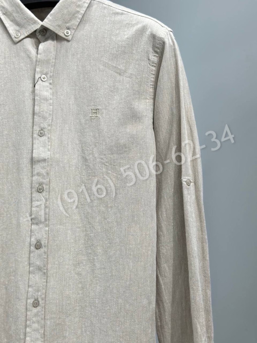Рубашка из льна Hermes 18394