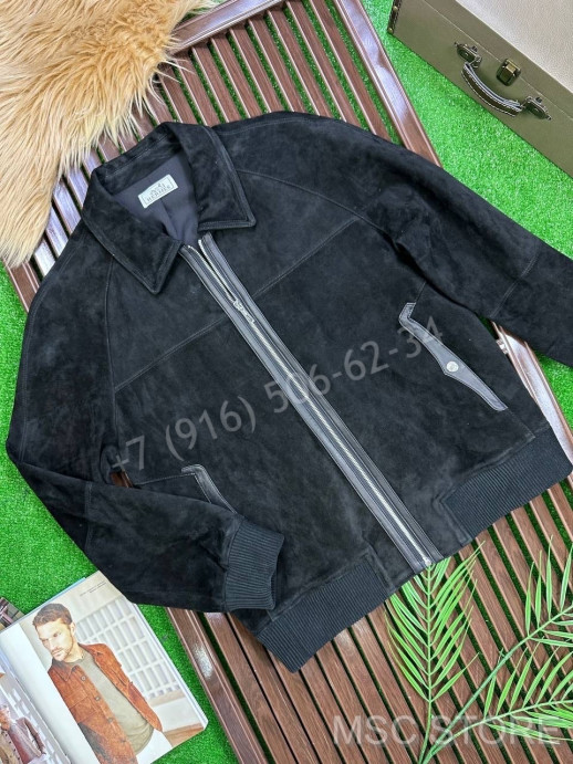 Замшевая куртка Hermes 9659