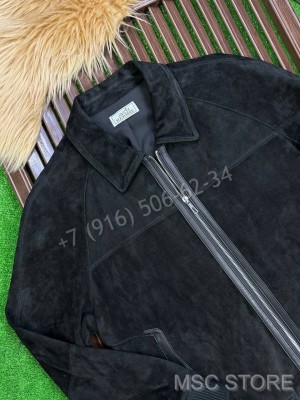 Замшевая куртка Hermes 9659