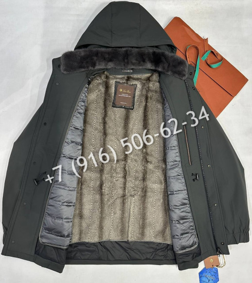 Пуховик Loro Piana (капюшон/ мех съемные) 5432 2