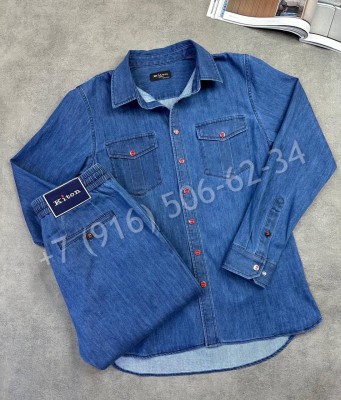 Костюм из денима KITON 31584