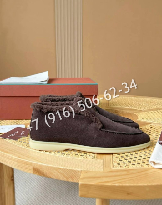 Лоферы Loro Piana на меху 5391 4