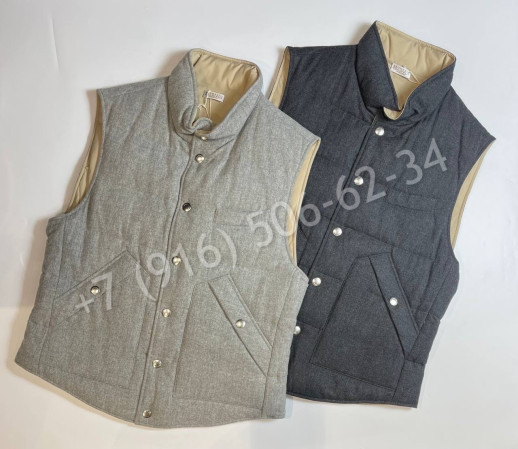 Жилетка Brunello Cucinelli двухсторонняя 22708
