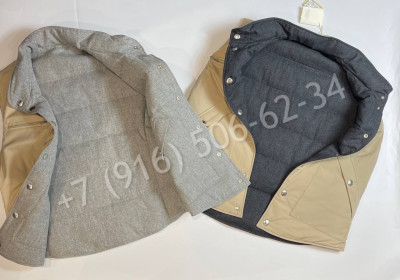 Жилетка Brunello Cucinelli двухсторонняя 22708