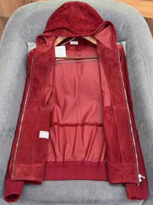 Замшевая куртка Brunello Cucinelli 9800 1