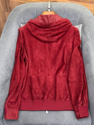 Замшевая куртка Brunello Cucinelli 9800 1