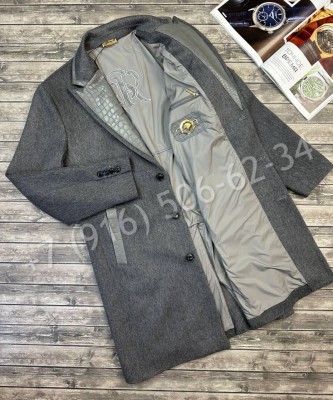 Пальто Stefano Ricci из кашемира со вставками крокодила 25578