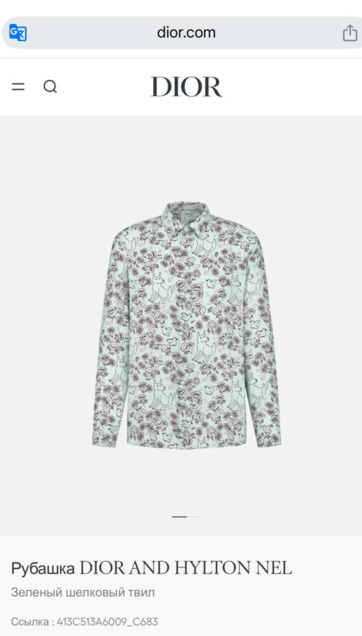 Рубашка Dior 17583 2