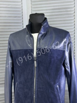 Замшевая куртка комбинированная кожей Stefano Ricci 27275