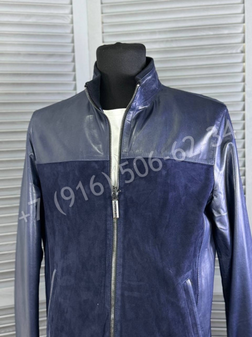 Замшевая куртка комбинированная кожей Stefano Ricci 27275