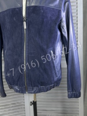 Замшевая куртка комбинированная кожей Stefano Ricci 27275