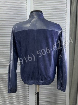 Замшевая куртка комбинированная кожей Stefano Ricci 27275