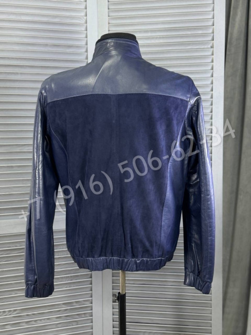 Замшевая куртка комбинированная кожей Stefano Ricci 27275