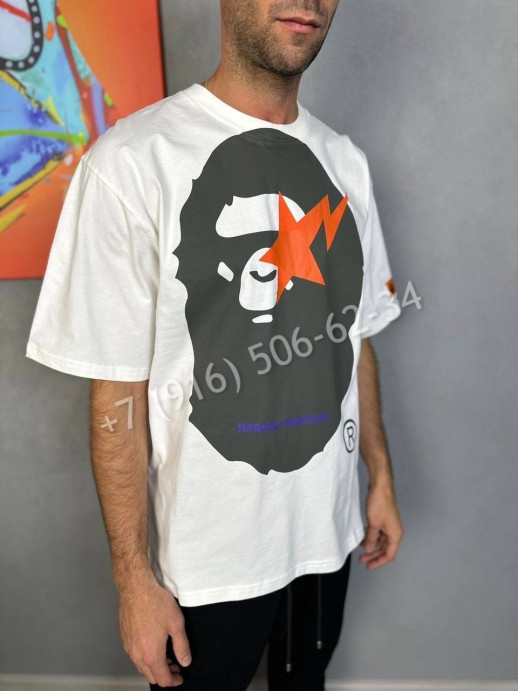Футболка Bape Heron Preston 7406