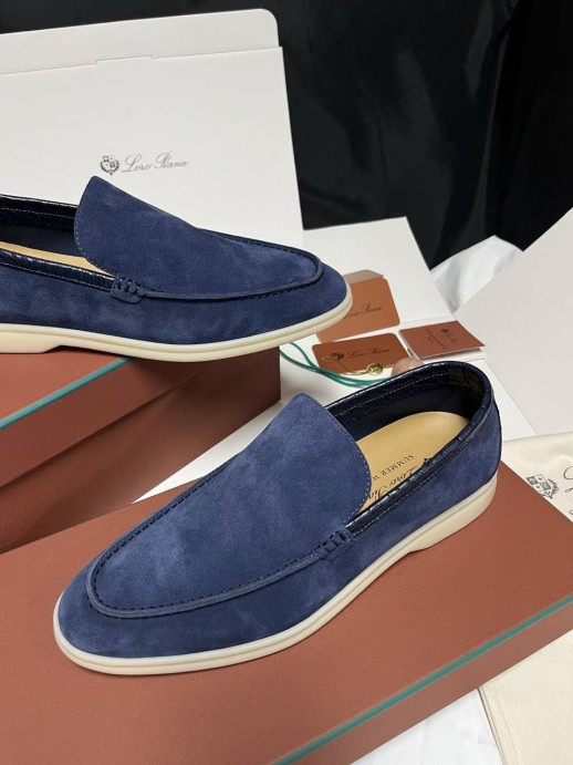 Лоферы Loro Piana с крокодилом 5994