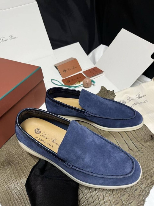 Лоферы Loro Piana с крокодилом 5994