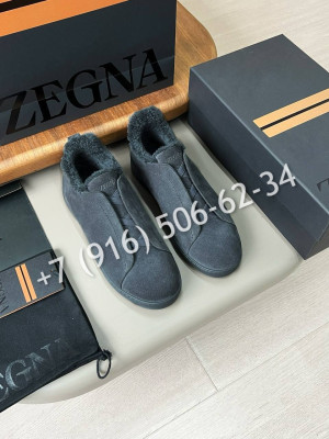 Кеды Zegna на меху 29695 1