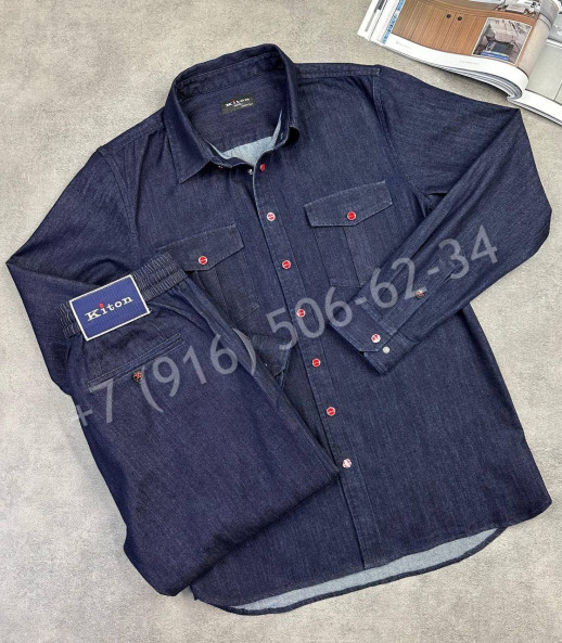 Костюм из денима KITON 31585