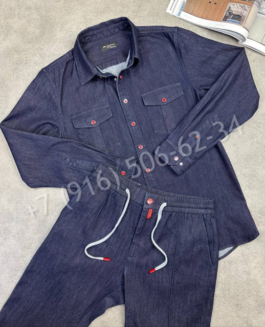 Костюм из денима KITON 31585