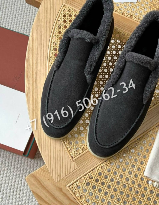 Лоферы Loro Piana на меху 5391 5