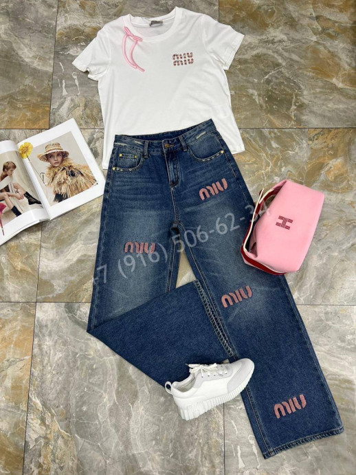 Джинсы MIU MIU 32385