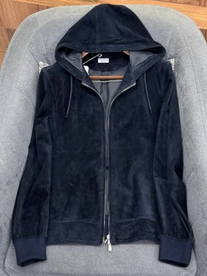 Замшевая куртка Brunello Cucinelli 9800 2