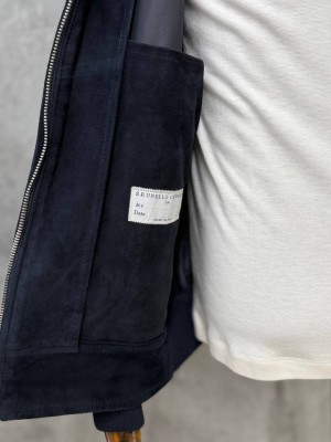 Замшевая куртка Brunello Cucinelli 9800 2