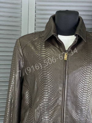 Куртка из кожи питона ZILLI 15166