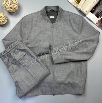 Прогулочный костюм из льна  Brunello Cucinelli 17796